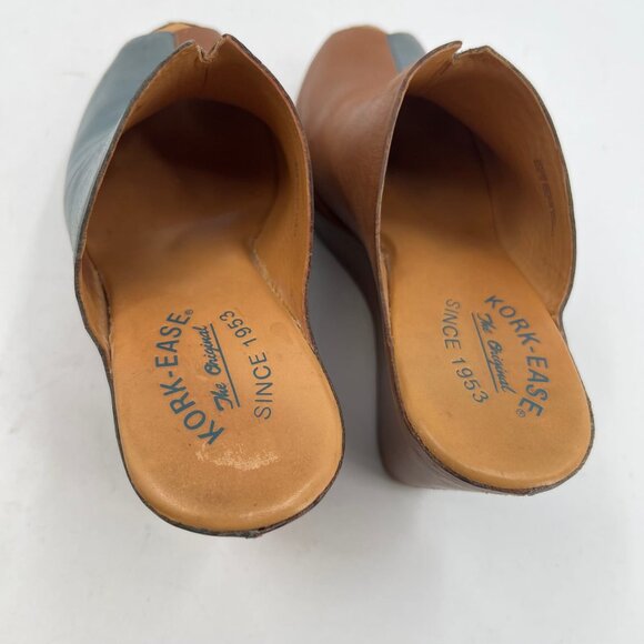 Kork-Ease Tan Ultra-High Peep Toe Wedge Shoes | Size 8 - Picture 9 of 11